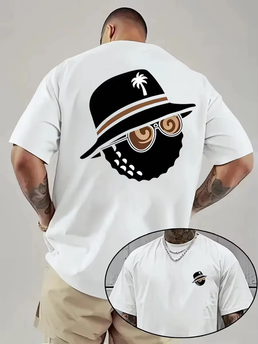 Streetwear Brand From China - Unisex Trendy Graphic T-shirt with Bucket