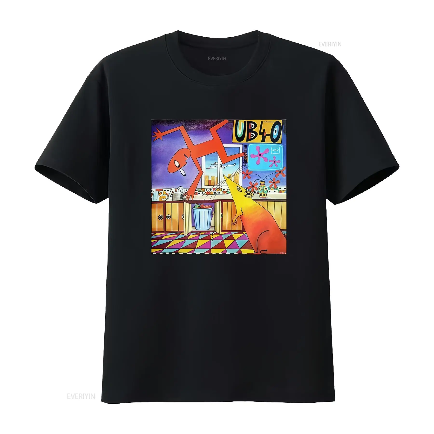 UB40 Rat In The Kitchen T Shir - Streetwear Brand From China ulasan dan harga