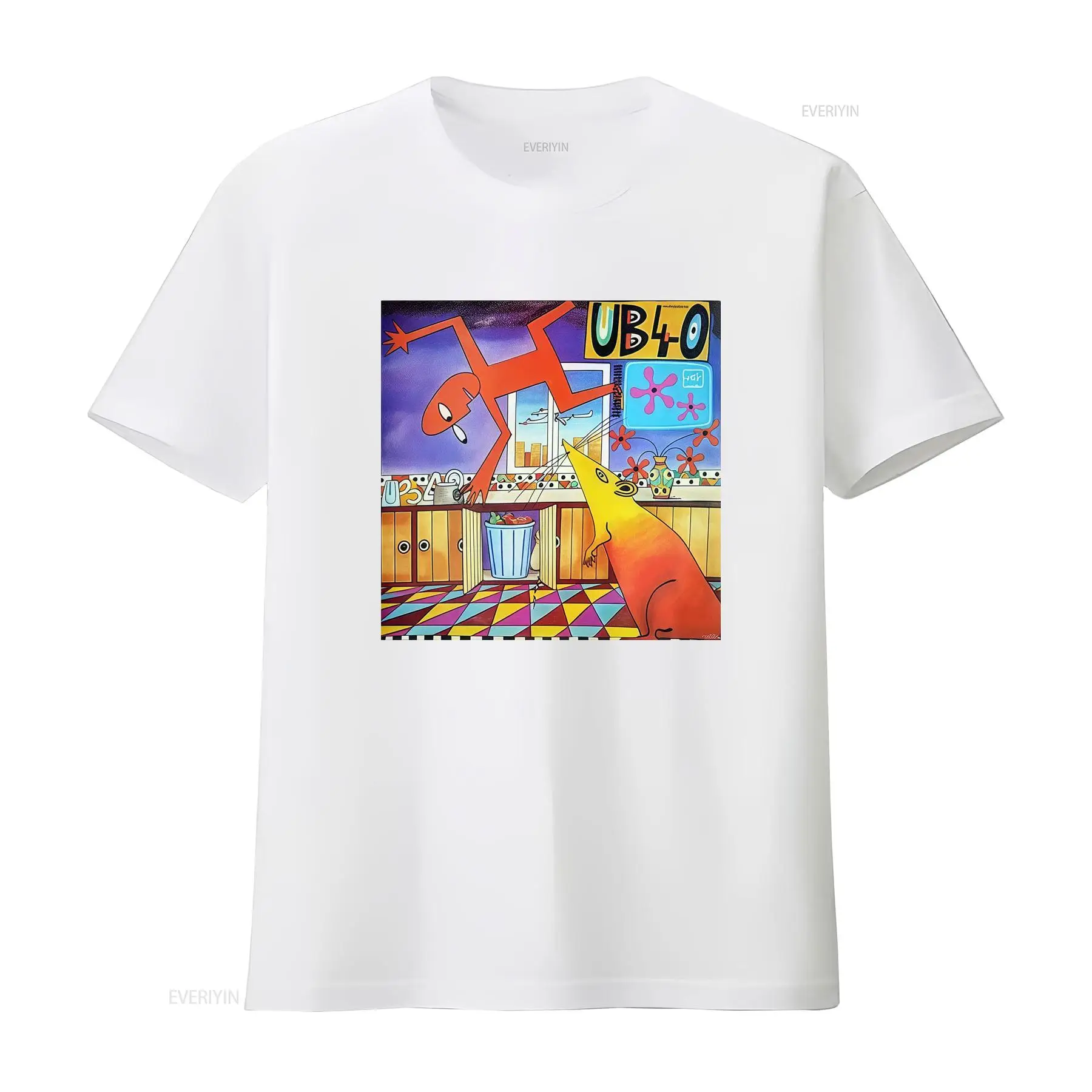 UB40 Rat In The Kitchen T Shir - Streetwear Brand From China ulasan dan harga