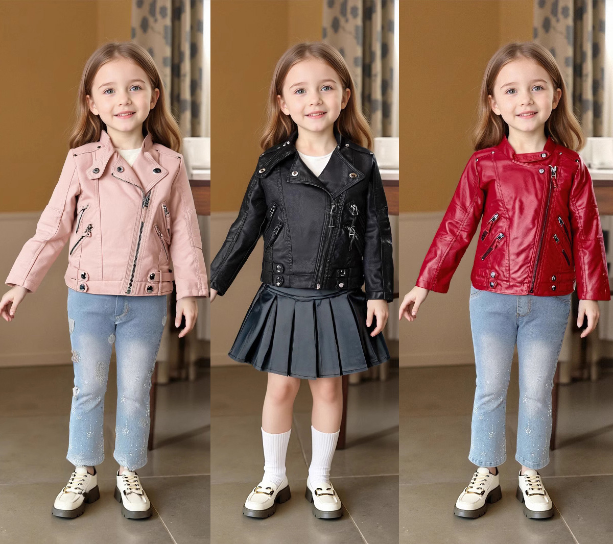 2-12Y Girls Christmas Pink Red - Streetwear Girl Brand ulasan dan harga