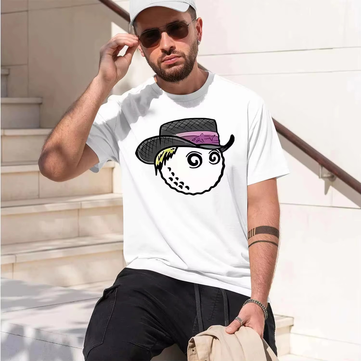 Unisex Trendy Graphic T-shirt  - Streetwear Brand From China ulasan dan harga